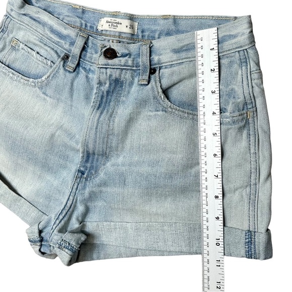 Abercrombie & Fitch Distressed Jean Shorts Size 26 - Picture 9 of 9